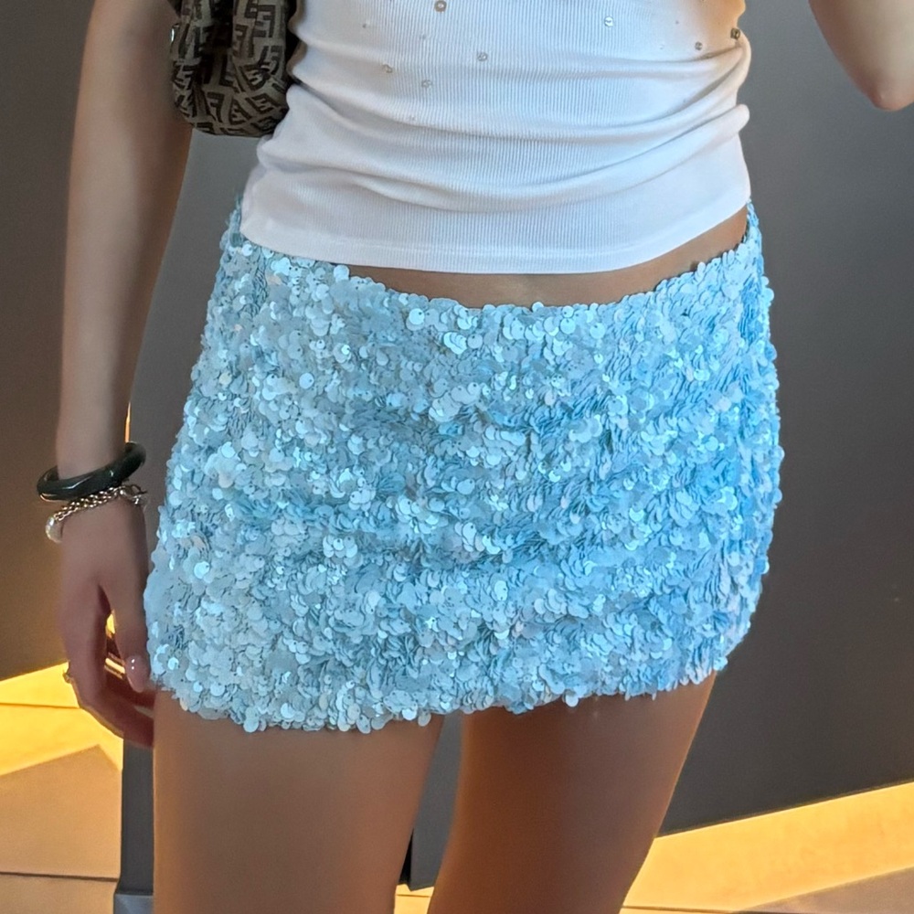 Edikted Sequin Skirt